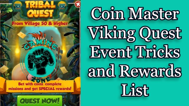 Coin Master Viking Quest Event Tricks and Rewards List